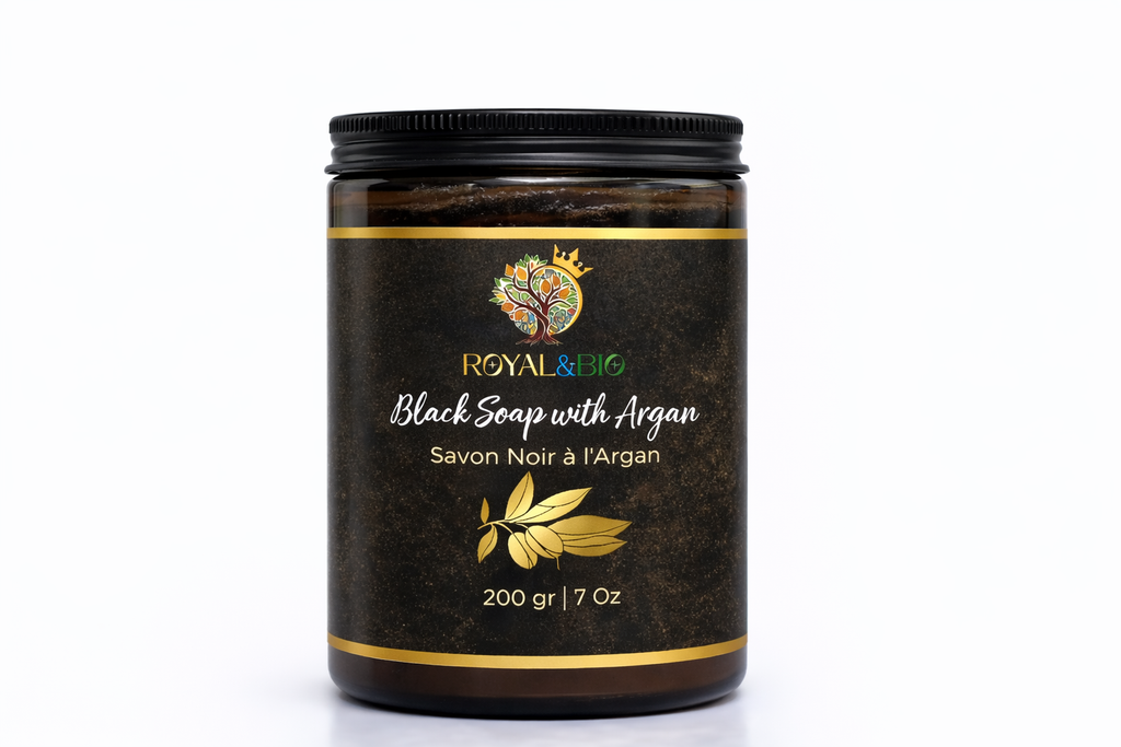 Moroccan Black Soap with Argan